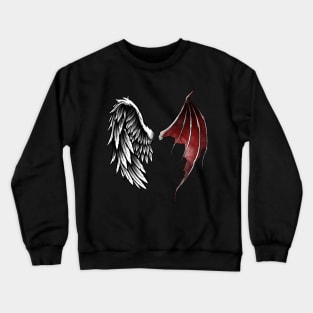 lucifer angel wings Crewneck Sweatshirt